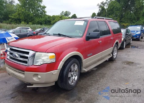 2007 Ford Expedition El Eddie Bauer z USA, uszkodzony, nr VIN 1FMFK18587LA81845